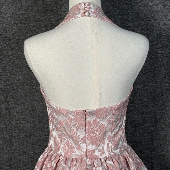 Atoir Winnie Halter Dress Vintage Pink Floral Mini US 4 AUS 8 Small - Picture 9 of 15